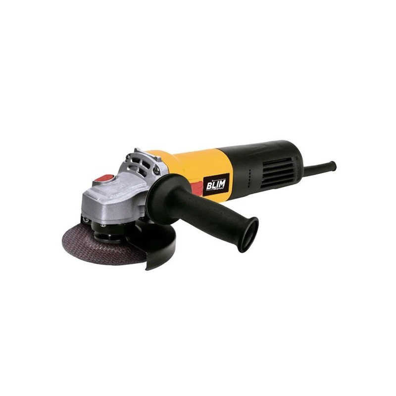 Blim Radial 115mm - Potencia 900W - Diseño Ergonomico - Empuñadura Multiposicion - Proteccion Antichispas - Boton de Bloqueo
