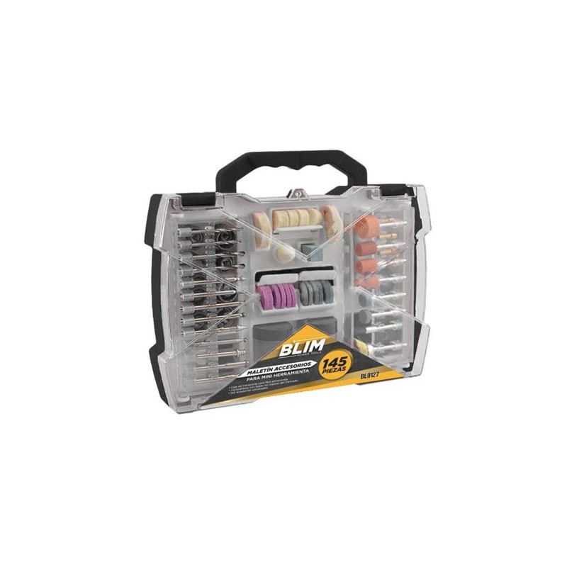 Blim Maletin de Accesorios para Mini Herramienta Multiusos - 145pcs Universales