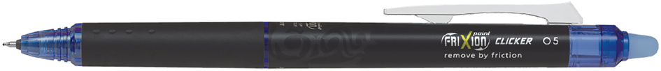 Pilot Frixion Point Clicker 0.5 Boligrafo Retractil de Tinta Termosensible - Borrable - Punta Fina 0.5mm - Trazo 0.25mm - Grip De Agarre - Color Azul