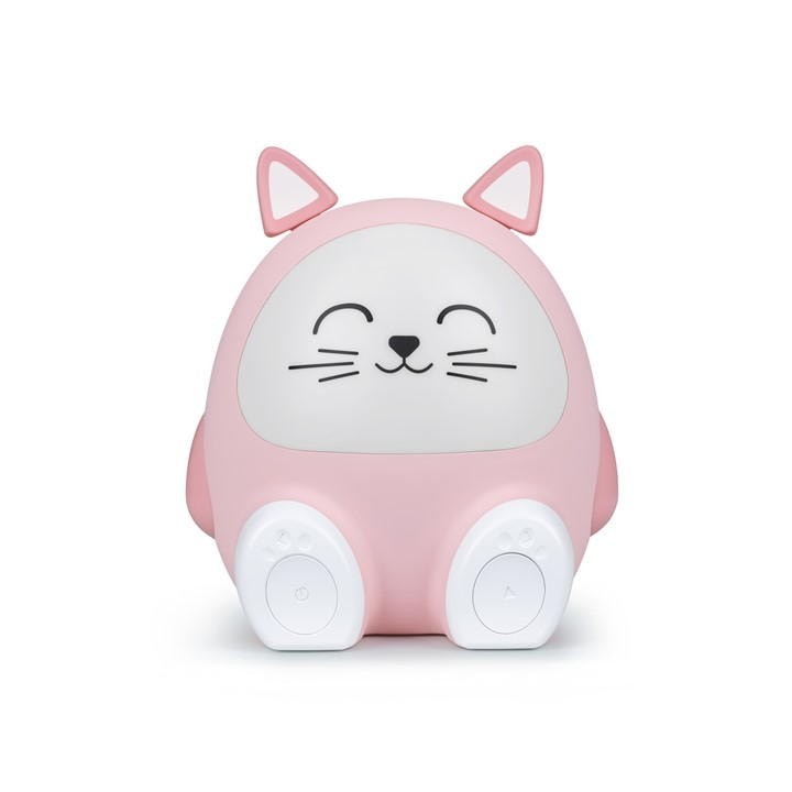 Bigben Kids Altavoz Bluetooth y Luz Nocturna - Potencia de 15W - Luz Ajustable - Control Tactil - Portatil y Recargable - Color Rosa