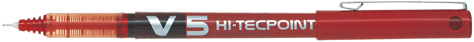 Pilot Boligrafo de tinta liquida V5 HI-Tecpoint Rollerball - Punta fina de aguja 0.5mm - Trazo 0.3mm - Color Azul Claro