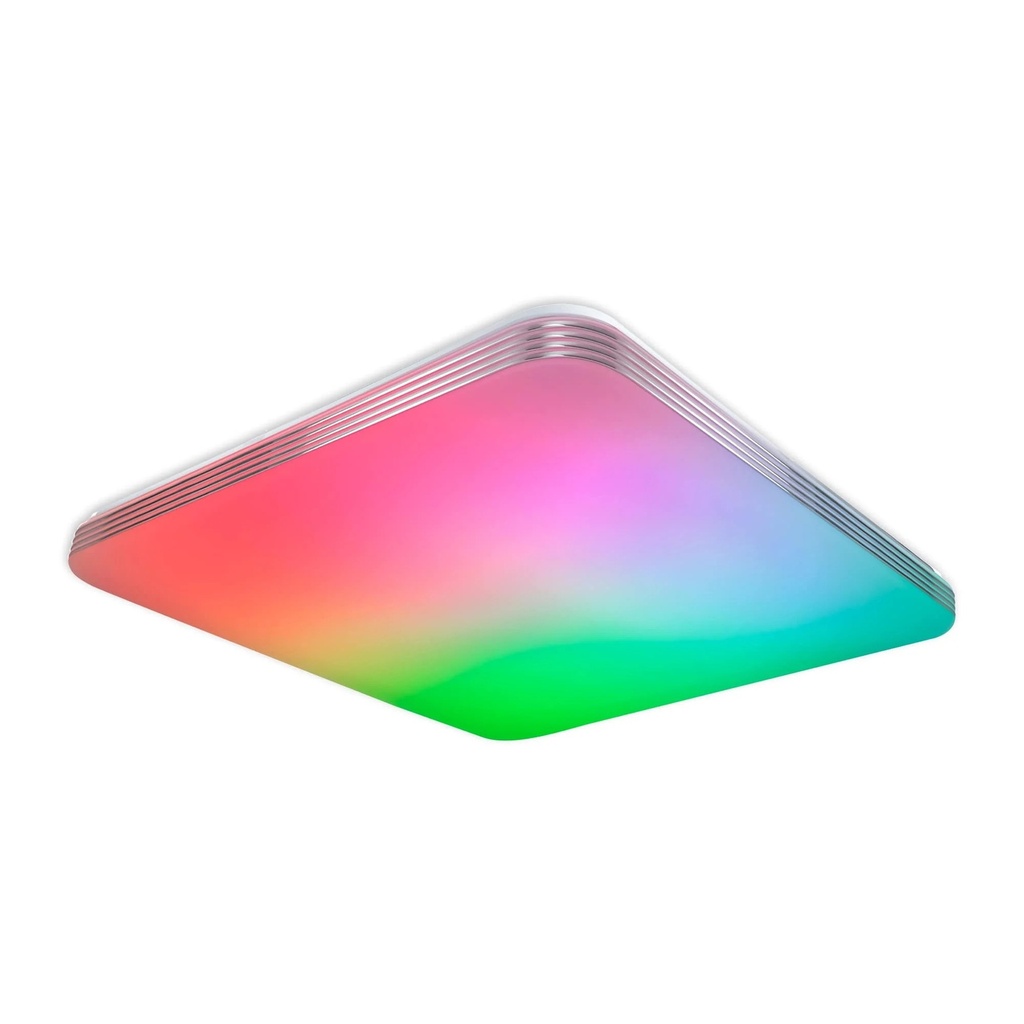 Ksix Twilight Smartled Plafon Cuadrado RGBIC - Control por APP - 72W - 47.5cm