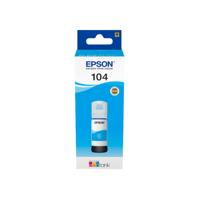 Epson 104 Cyan Botella de Tinta Original - C13T00P240