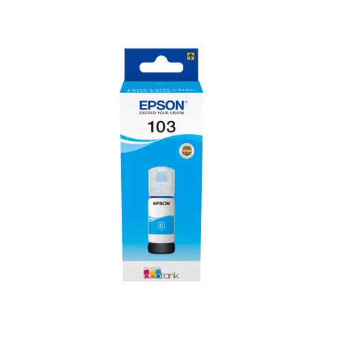 Epson 103 Cyan Botella de Tinta Original - C13T00S24A10