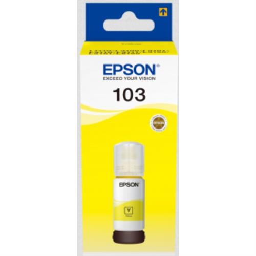 Epson 103 Amarillo Botella de Tinta Original - C13T00S44A10