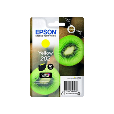 Epson 202 Amarillo Cartucho de Tinta Original - C13T02F44010