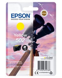Epson 502 Amarillo Cartucho de Tinta Original - C13T02V44010