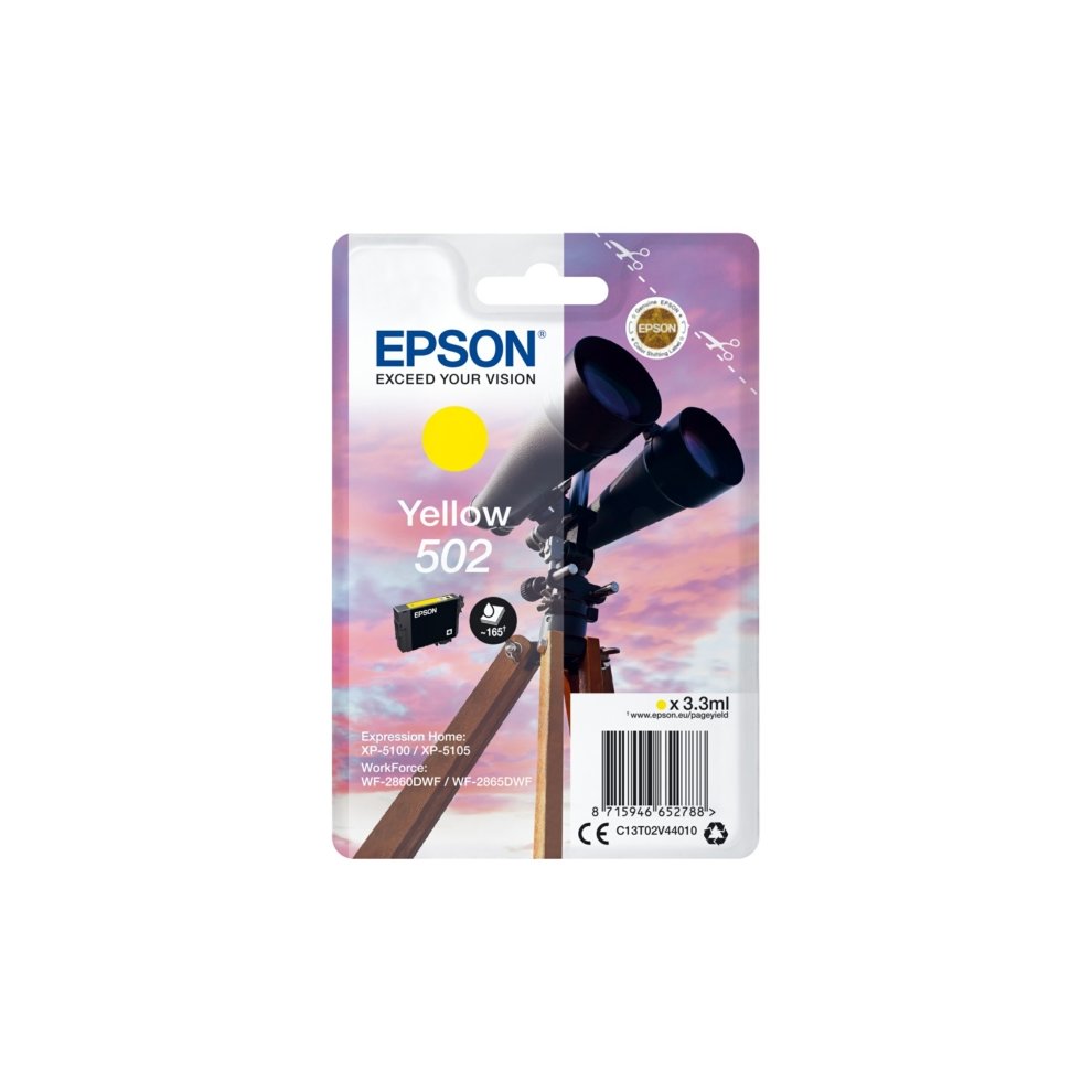 Epson 502XL Negro Cartucho de Tinta Original - C13T02W14010