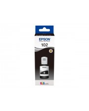 Epson 102 Negro Botella de Tinta Pigmentada Original - C13T03R140