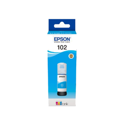 Epson 102 Cyan Botella de Tinta Original - C13T03R240