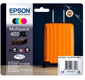 Epson 405XL Pack de 4 Cartuchos de Tinta Originales - C13T05H64010