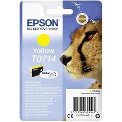Epson T0714 Amarillo Cartucho de Tinta Original - C13T07144012