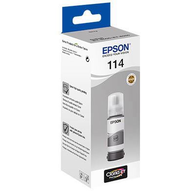 Epson 114 Gris Botella de Tinta Pigmentada Original - C13T07B540