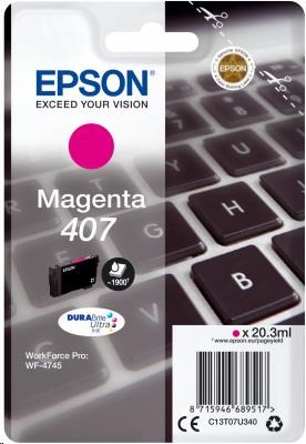 Epson 407 Magenta Cartucho de Tinta Original - C13T07U340