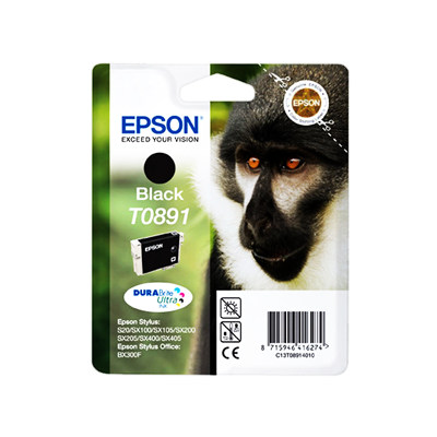 Epson T0891 Negro Cartucho de Tinta Original - C13T08914011
