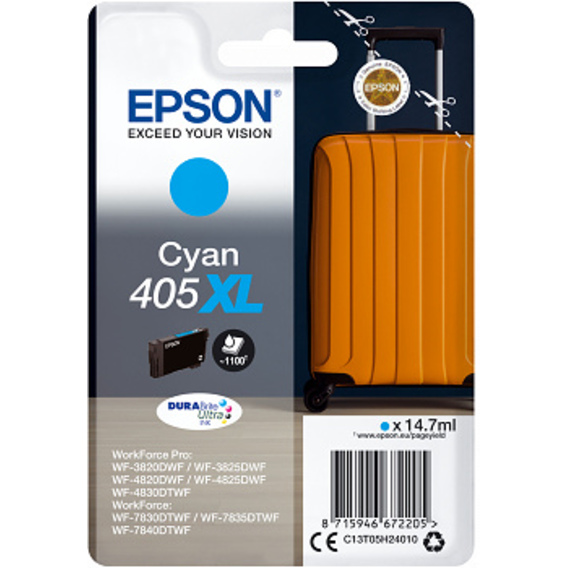 Epson 408 Cyan Cartucho de Tinta Original - C13T09J24010