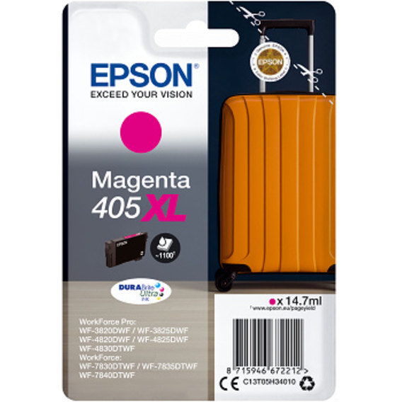 Epson 408 Magenta Cartucho de Tinta Original - C13T09J34010