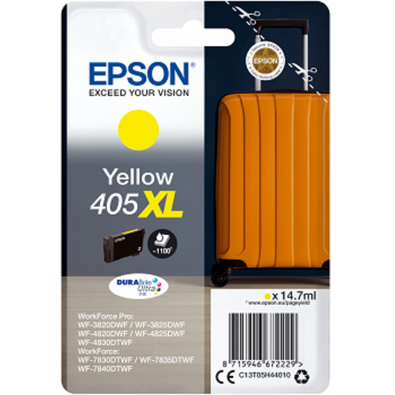 Epson 408 Amarillo  Cartucho de Tinta Original - C13T09J44010