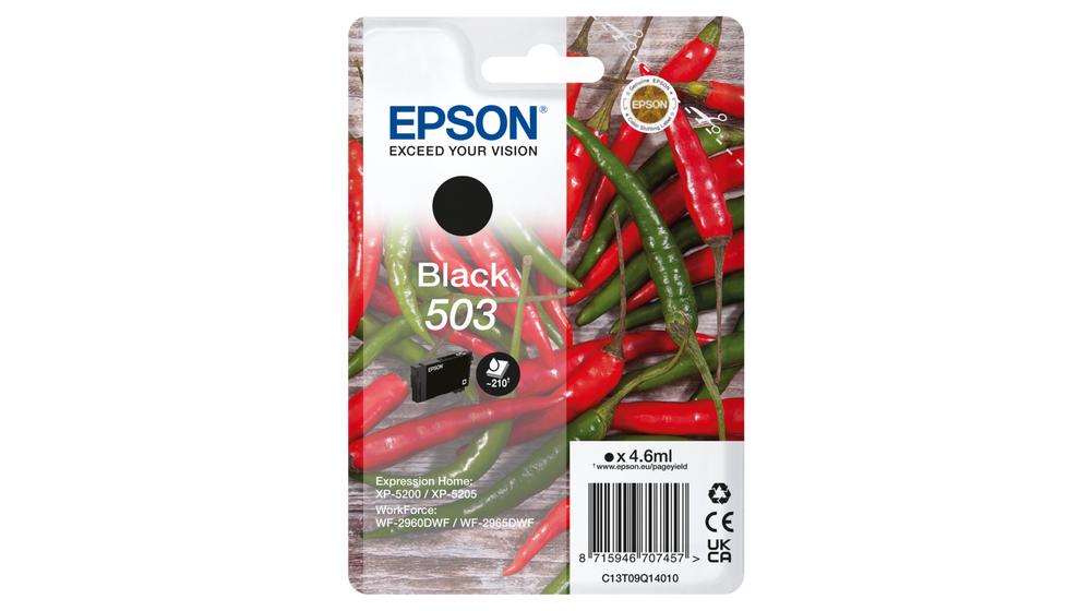 Epson 503 Negro Cartucho de Tinta Original - C13T09Q14010