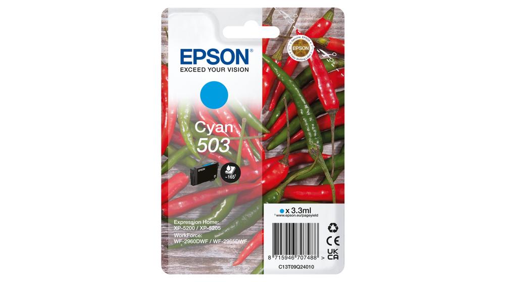 Epson 503 Cyan Cartucho de Tinta Original - C13T09Q24010