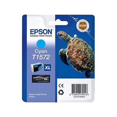 Epson T1572 Cyan Cartucho de Tinta Original - C13T15724010
