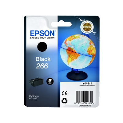 Epson T266 Negro Cartucho de Tinta Original - C13T26614010