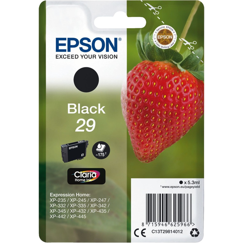 Epson T2981 (29) Negro Cartucho de Tinta Original - C13T29814012