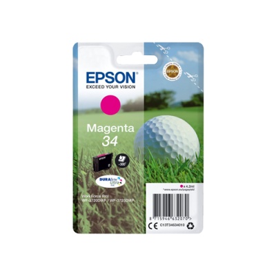 Epson T3463 (34) Magenta Cartucho de Tinta Original - C13T34634010