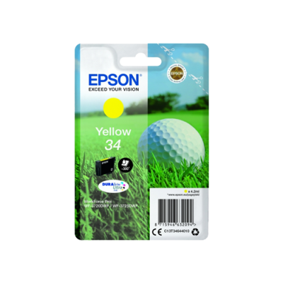 Epson T3464 (34) Amarillo Cartucho de Tinta Original - C13T34644010