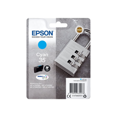 Epson T3582 (35) Cyan Cartucho de Tinta Original - C13T35824010