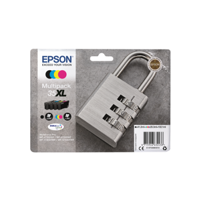 Epson T3596 (35XL) Pack de 4 Cartuchos de Tinta Originales - C13T35964010