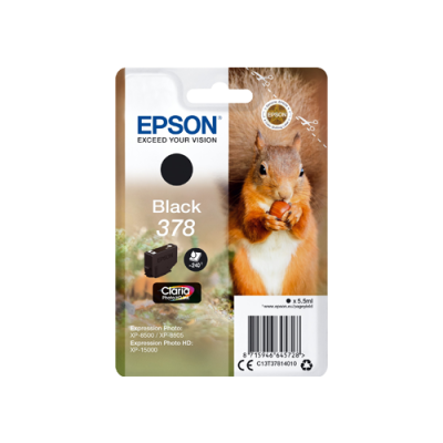 Epson 378 Negro Cartucho de Tinta Original - C13T37814010