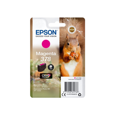 Epson 378 Magenta Cartucho de Tinta Original - C13T37834010