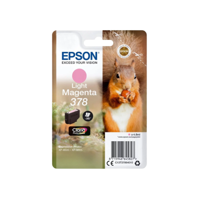 Epson 378 Magenta Light Cartucho de Tinta Original - C13T37864010