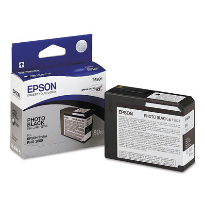 Epson T5801 Negro Photo Cartucho de Tinta Original - C13T580100