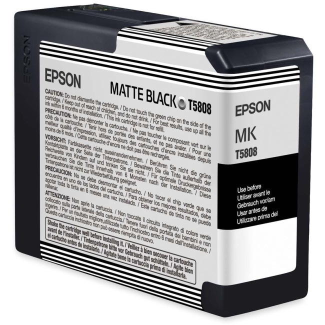 Epson T5808 Negro Mate Cartucho de Tinta Original - C13T580800