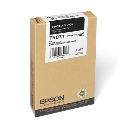 Epson T6031 Negro Photo Cartucho de Tinta Original - C13T603100
