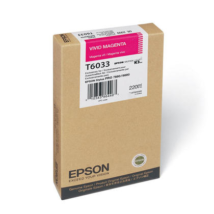 Epson T6033 Magenta Cartucho de Tinta Original - C13T603300
