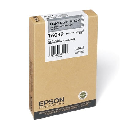 Epson T6039 Negro Light Light Cartucho de Tinta Original - C13T603900