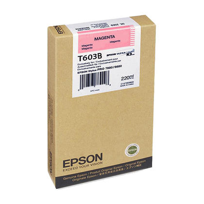 Epson T603B Magenta Cartucho de Tinta Original - C13T603B00
