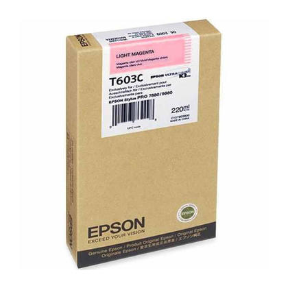 Epson T603C Magenta Light Cartucho de Tinta Original - C13T603C00