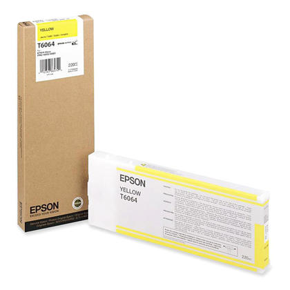 Epson T6064 Amarillo Cartucho de Tinta Original - C13T606400