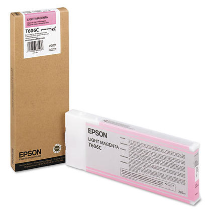 Epson T606C Magenta Light Cartucho de Tinta Original - C13T606C00