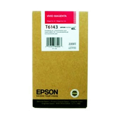 Epson T6143 Magenta Cartucho de Tinta Original - C13T614300