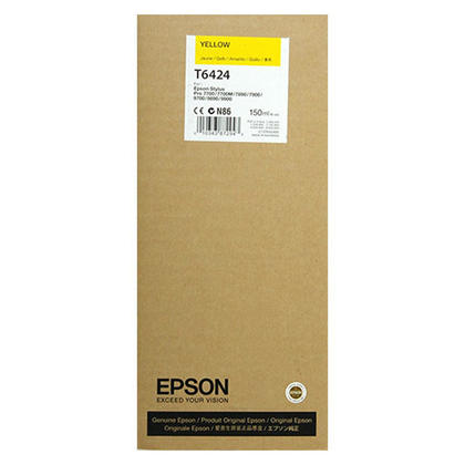 Epson T6424 Amarillo Cartucho de Tinta Original - C13T642400