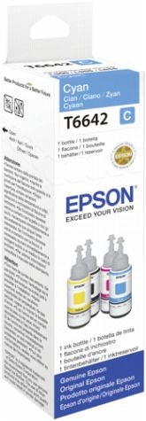 Epson T6642 Cyan Botella de Tinta Original - C13T664240