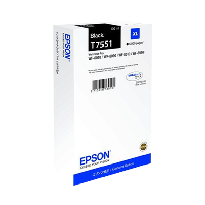 Epson T7551 Negro Cartucho de Tinta Original - C13T755140/C13T75514N