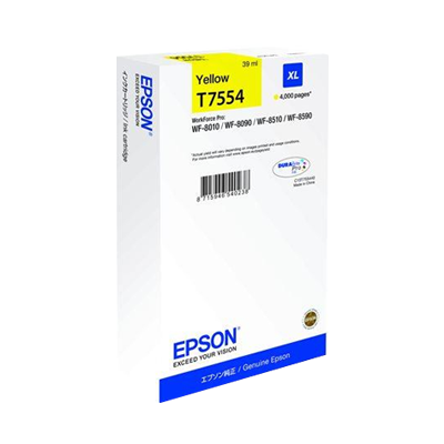 Epson T7554 Amarillo Cartucho de Tinta Original - C13T755440/C13T75544N