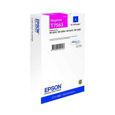 Epson T7563 Magenta Cartucho de Tinta Original - C13T756340/C13T75634N