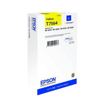 Epson T7564 Amarillo Cartucho de Tinta Original - C13T756440/C13T75644N